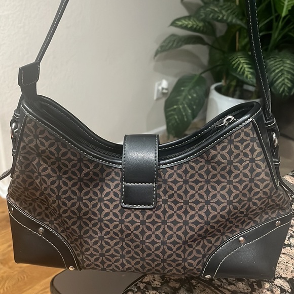 Relic purse shoulder bag handbag black brown - Picture 1 of 9